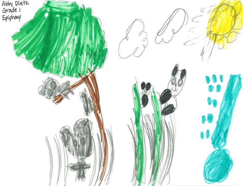 Abby Dietz, grade 1, Epiphany